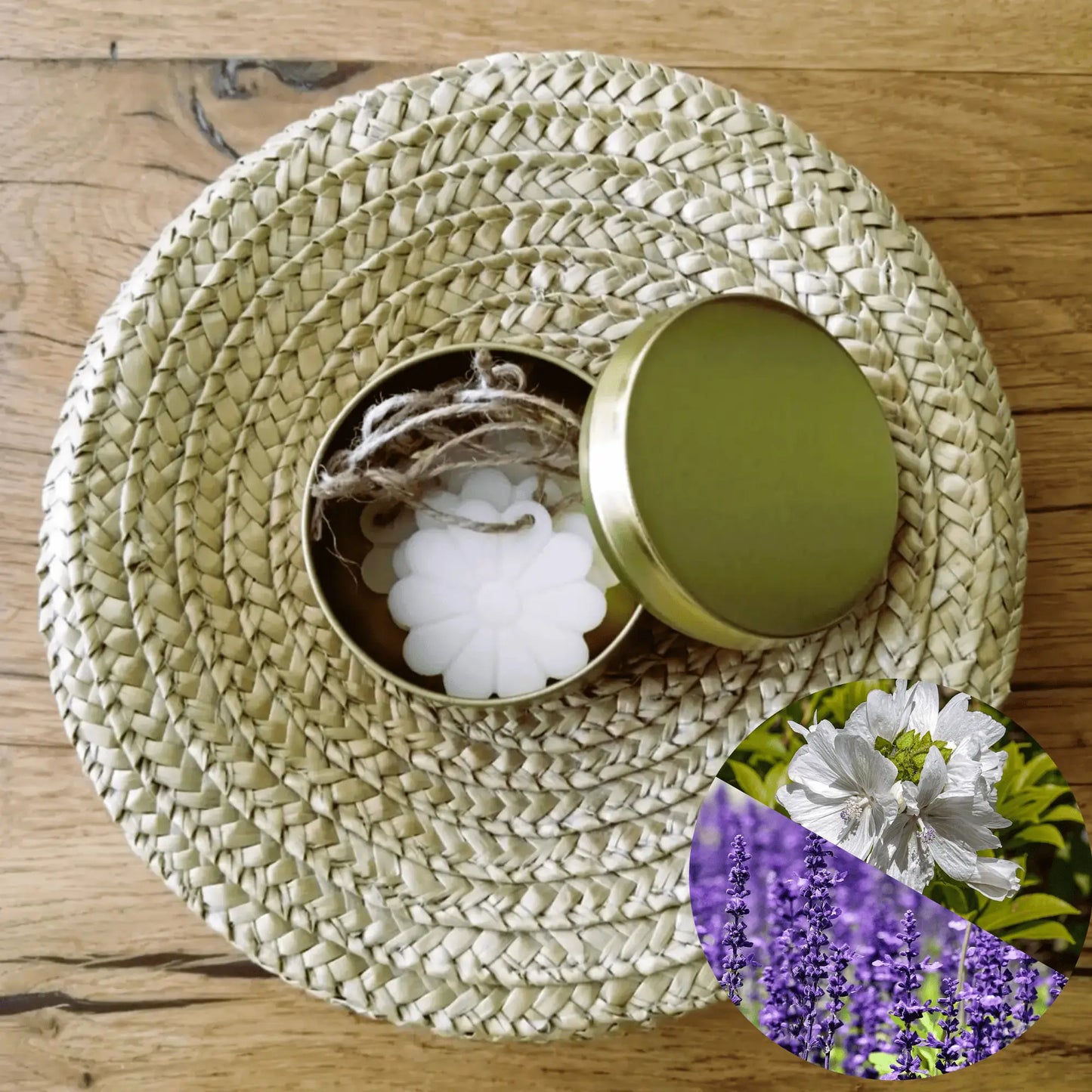 suspensions parfumées — lavande & musc blanc | Le sens des choses, boutique en ligne de produits artisanaux, naturels et écoresponsables fabriqués en France ou en Europe.