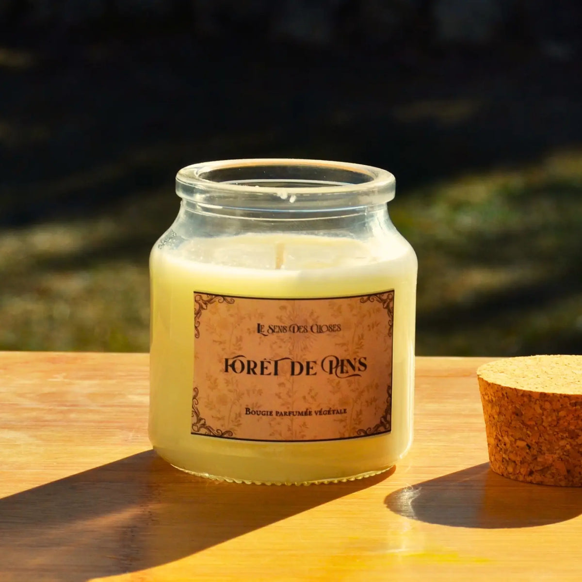 Bougie artisanale parfumée Forêt de Pins