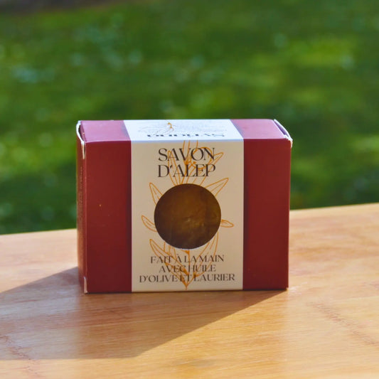 Savon d'Alep traditionnel et solidaire | Savon solide naturel artisanal fabriqué par saponification à froid