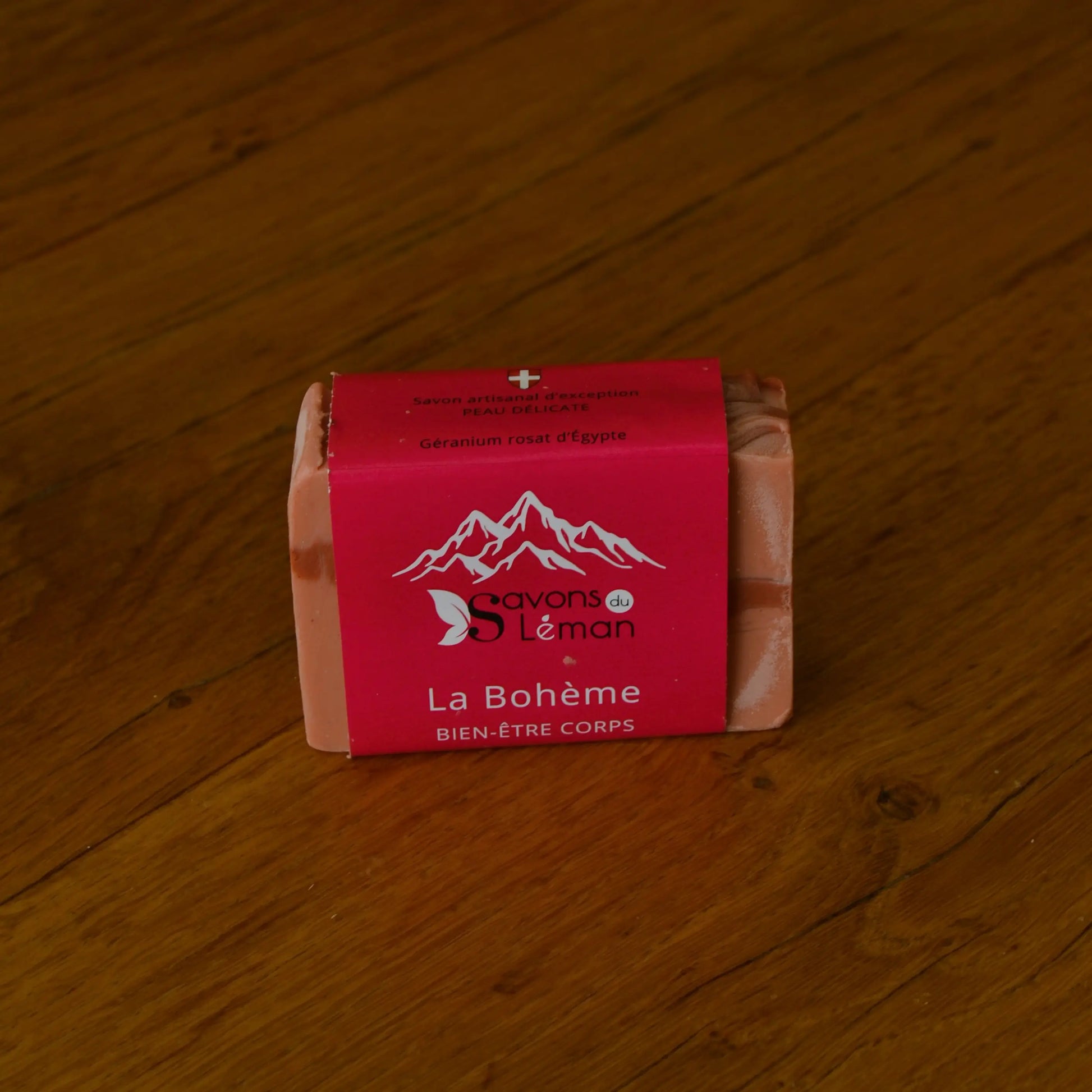 Image de Savon BIO surgras géranium et bergamote « La Bohème » | Le sens des choses — boutique artisanale de savons et bougies parfumées naturels fabriqués en France