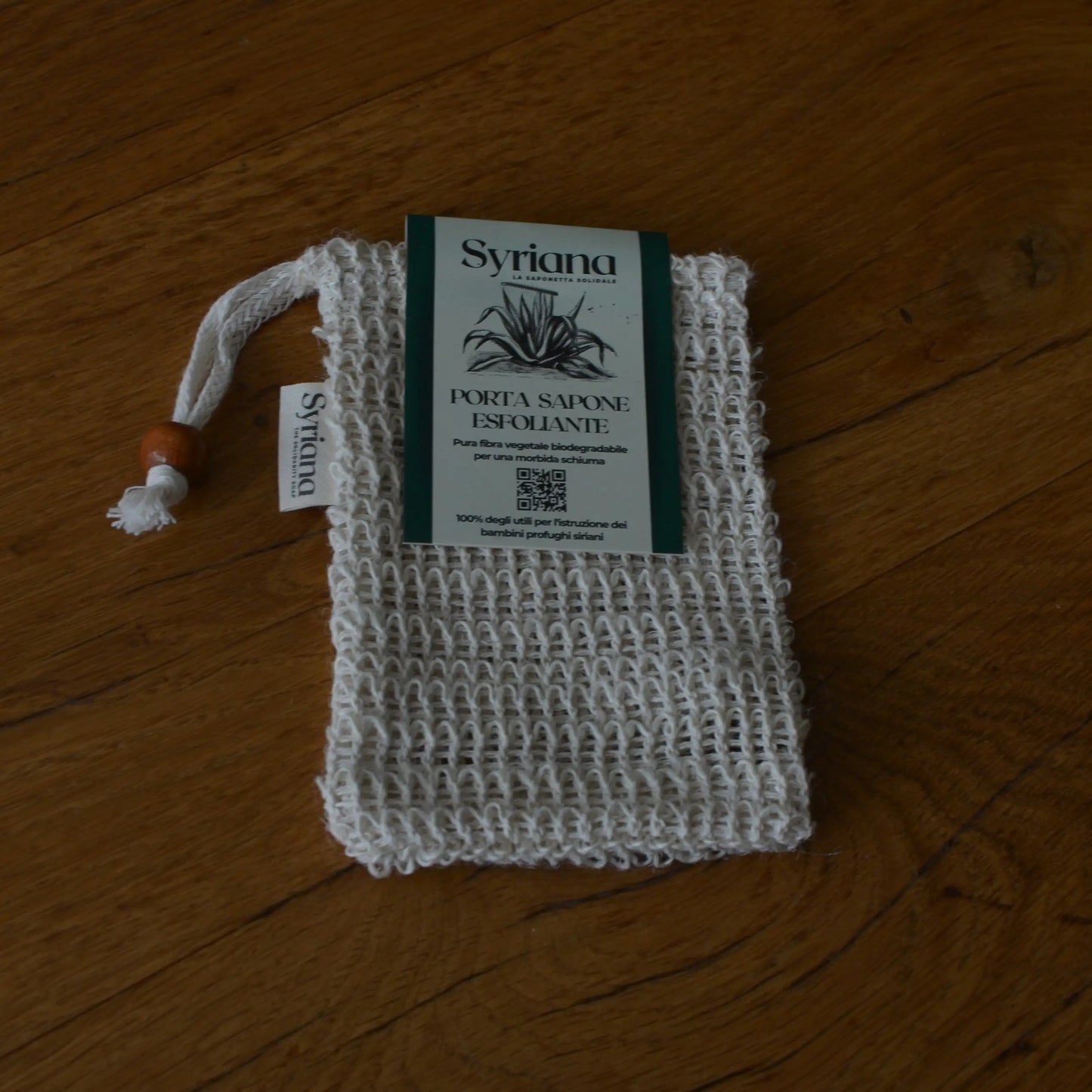 Image de Sachet à savon en sisal naturel biodégradable | Le sens des choses – boutique artisanale de savons et bougies parfumées naturels fabriqués en France