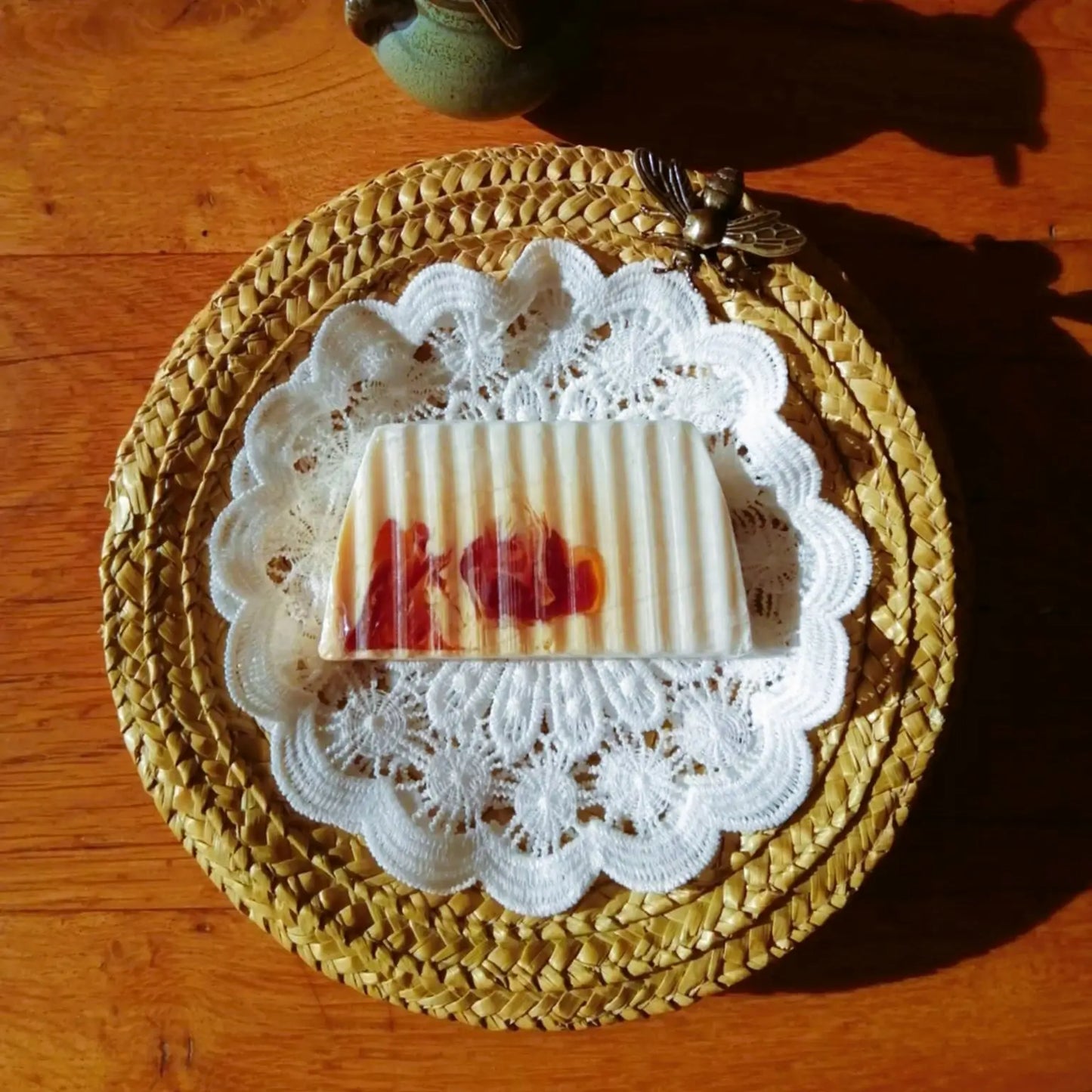 Savon végétal à la noix de coco | Savon solide naturel artisanal fabriqué par saponification à froid