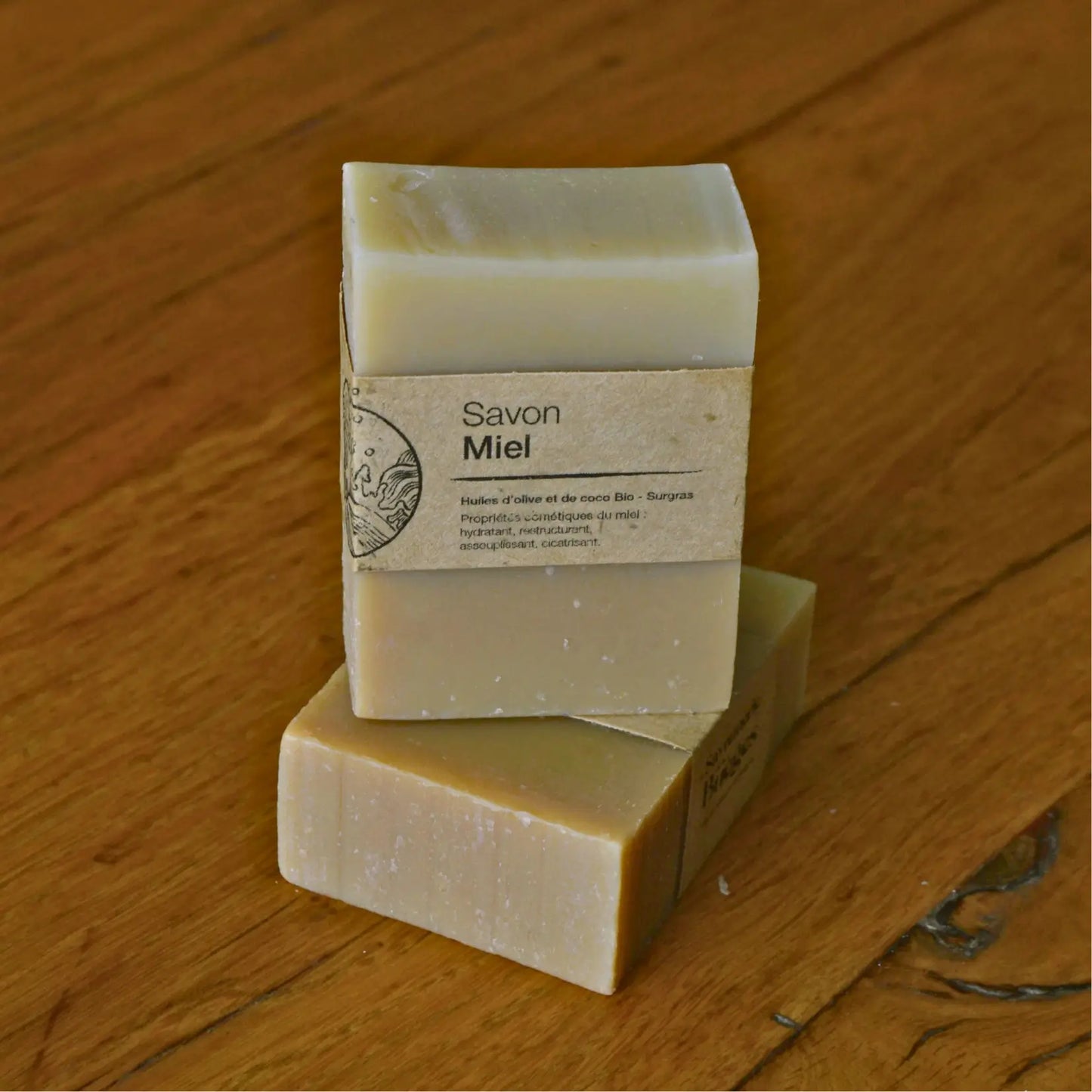 Savon artisanal surgras au miel des Cévennes – Création artisanale | Le sens des choses – Boutique de bougies parfumées végétales, décorations et savons