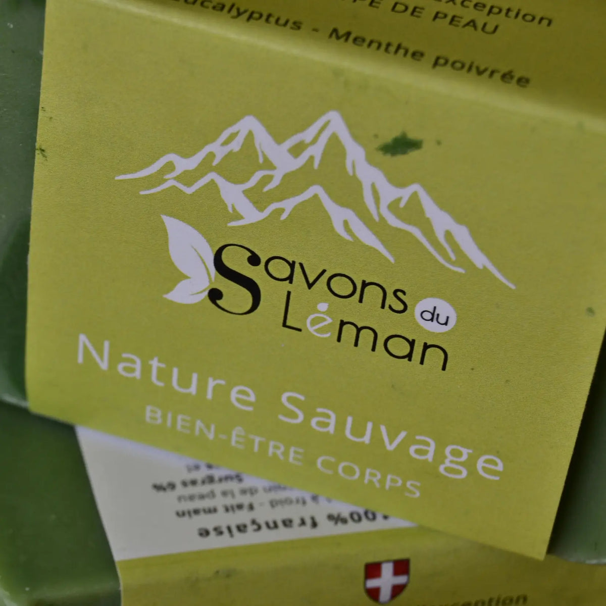 Savon BIO surgras eucalyptus et menthe poivrée · Nature Sauvage | Savon solide naturel artisanal fabriqué par saponification à froid