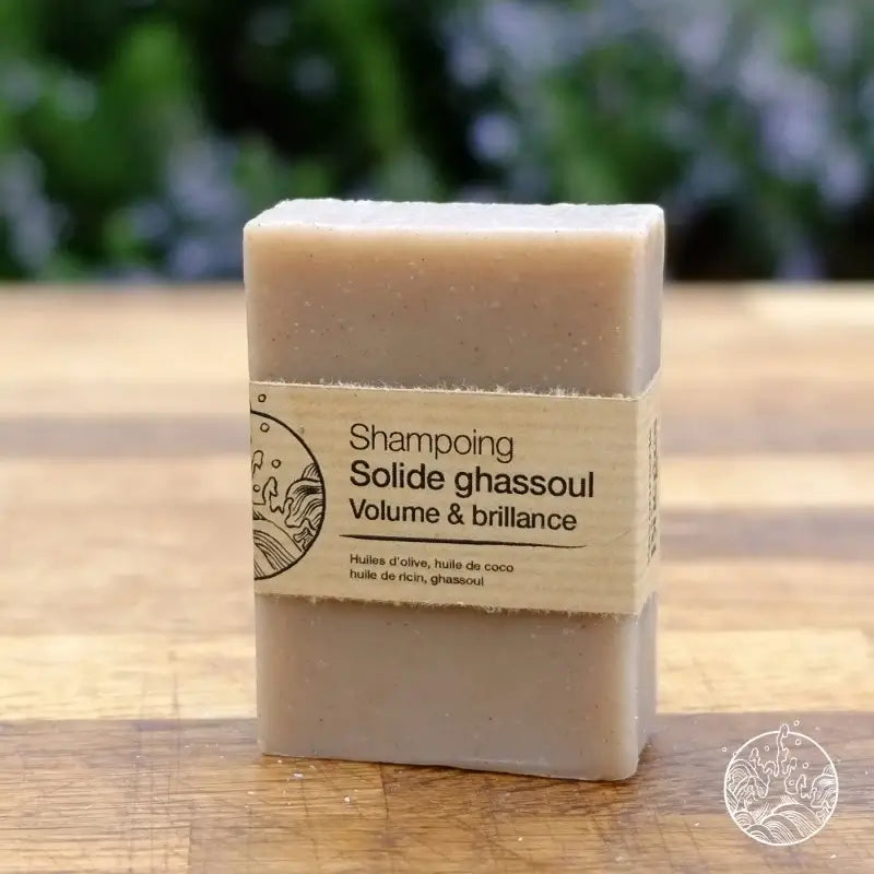 Shampooing solide au ghassoul marocain | Savon solide naturel artisanal fabriqué par saponification à froid