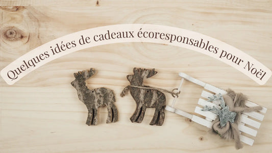 Illustration de l'article de blog « Quelques idées de cadeaux écoresponsables pour Noël » | Le sens des choses — boutique artisanale de bougies parfumées et savons naturels fabriqués en France.
