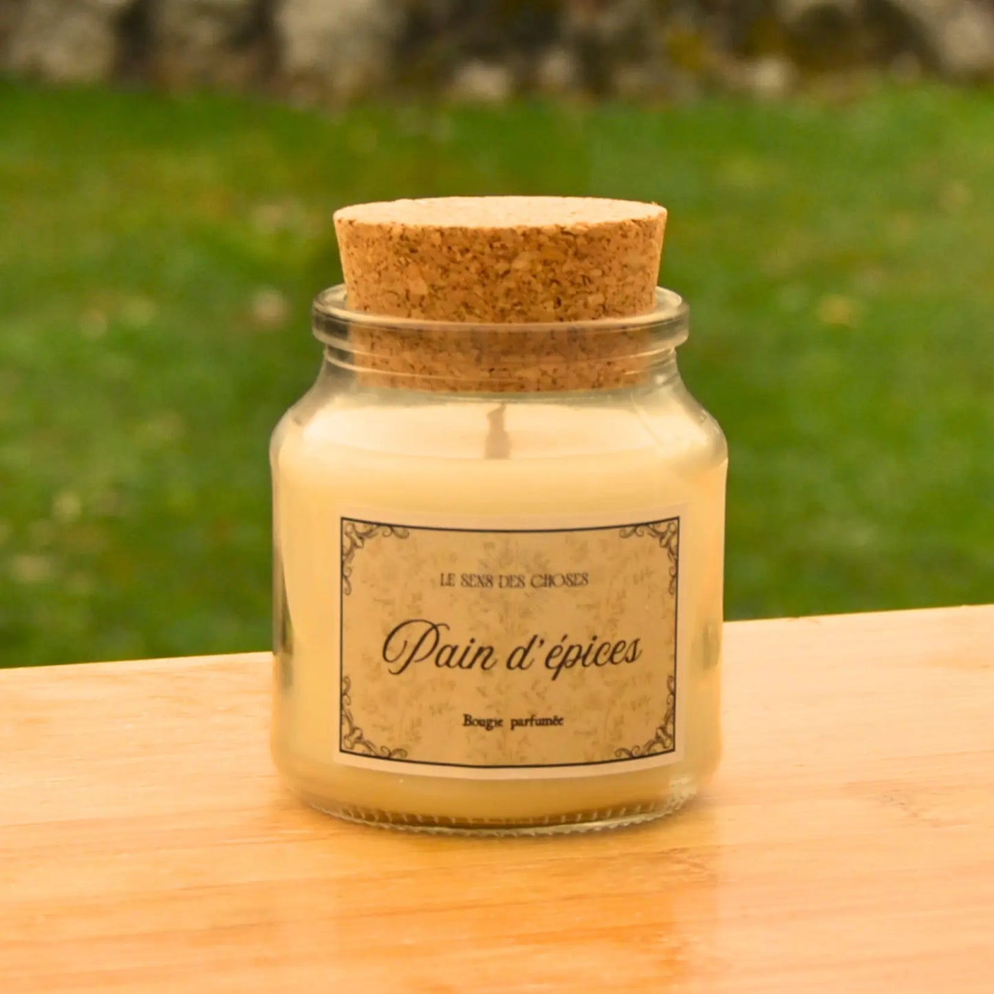 Bougie artisanale parfumée Pain d'épices et Chaï | Bougie parfumée naturelle à la cire végétale et parfum de Grasse