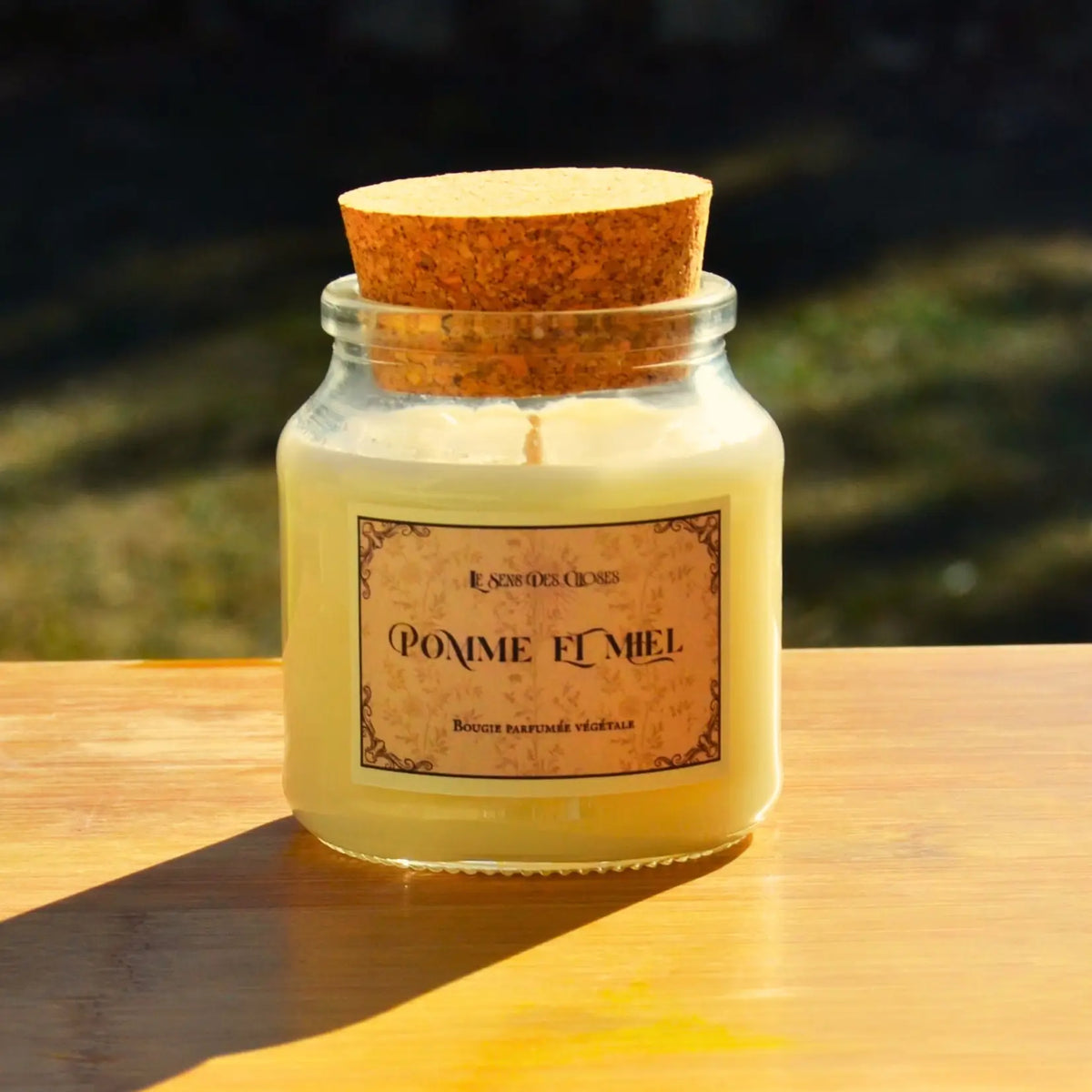 Bougie artisanale parfumée Pomme et Miel
