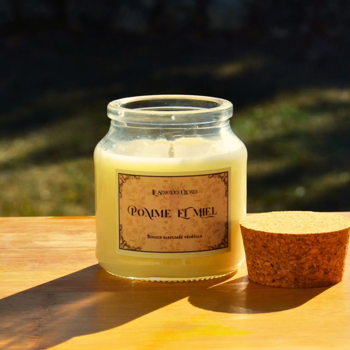 Bougie artisanale parfumée Pomme et Miel
