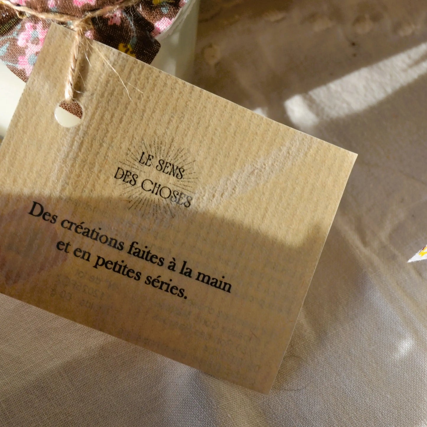 Image de Mini-bougie artisanale et unique : le hasard fait bien les choses ! | Le sens des choses – boutique artisanale éthique de bougies parfumées et savons naturels fabriqués en France