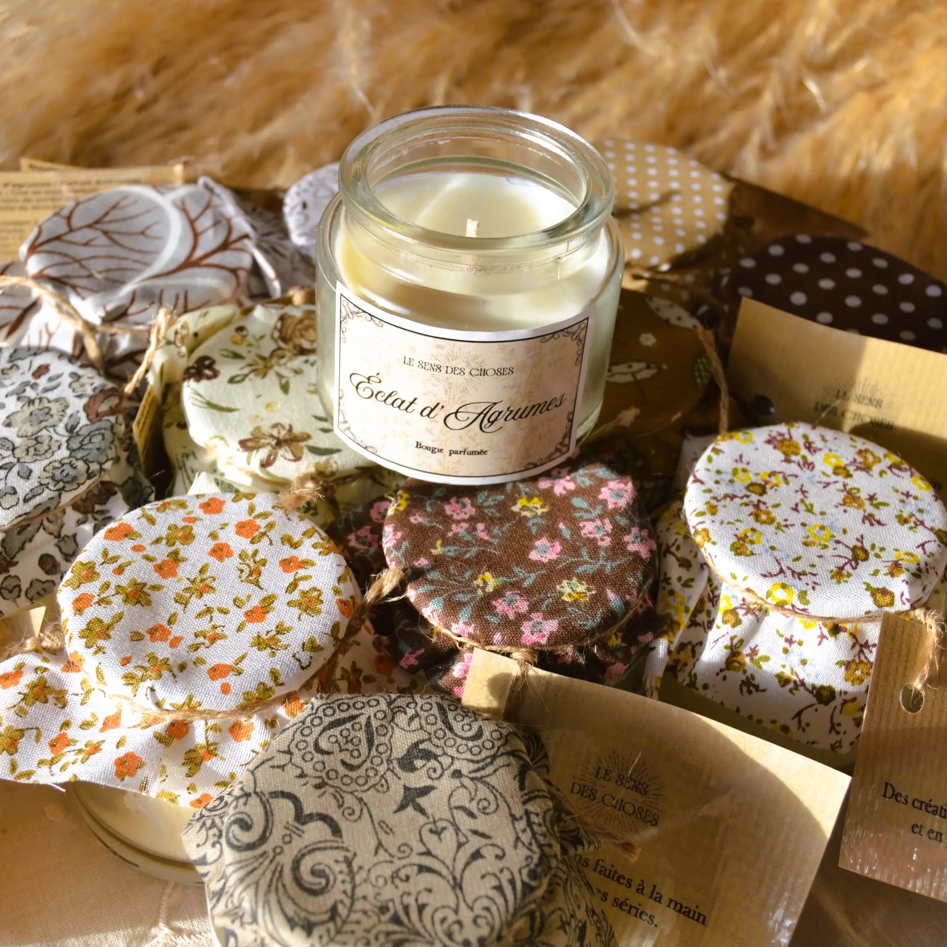 Image de Mini-bougie artisanale et unique : le hasard fait bien les choses ! | Le sens des choses – boutique artisanale éthique de bougies parfumées et savons naturels fabriqués en France