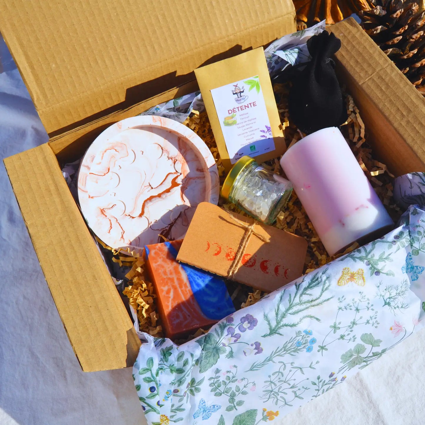 Coffret Rituels de Lune | Coffret-cadeau artisanal et bien-être fabriqué en Charente-Maritime