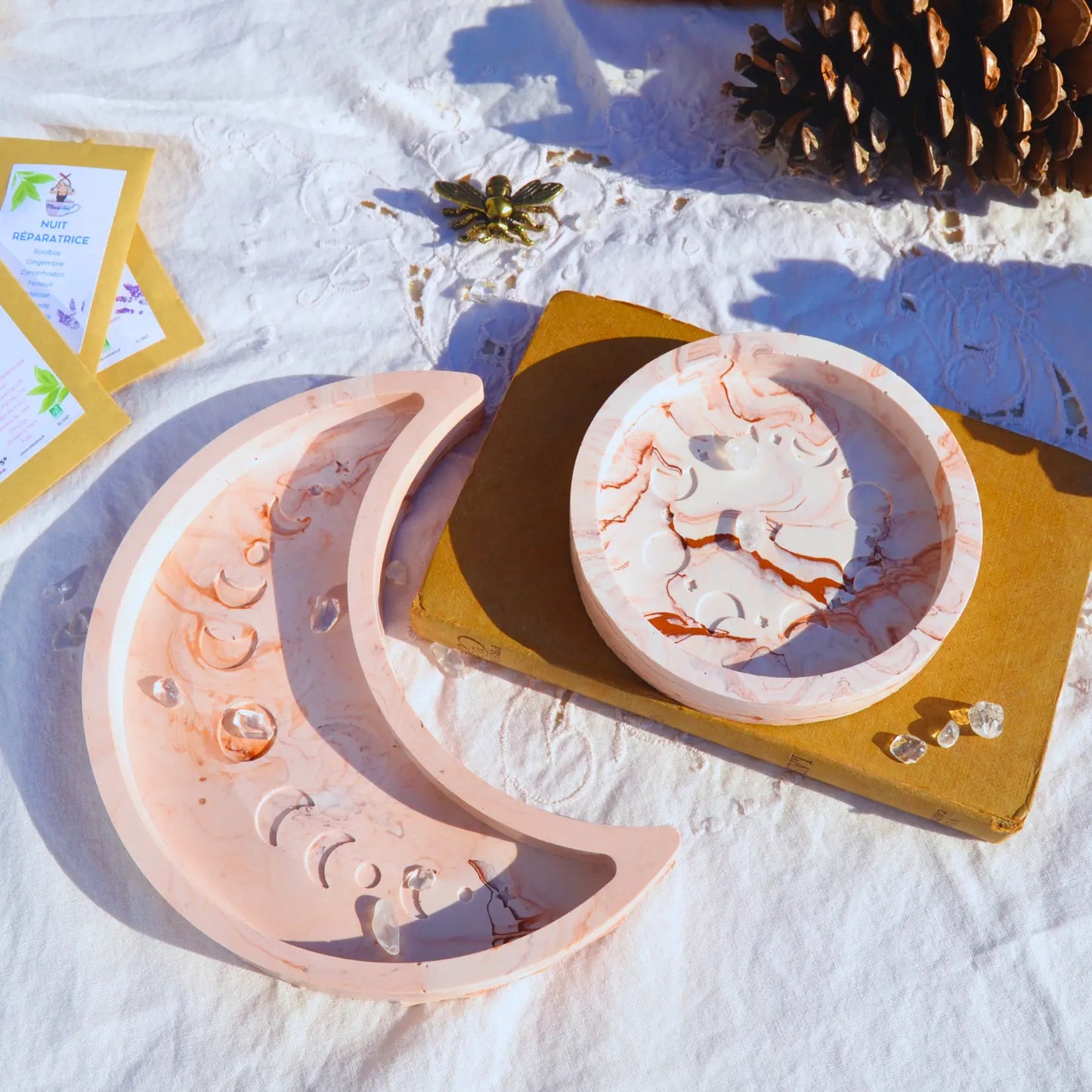 Coffret Rituels de Lune | Coffret-cadeau artisanal et bien-être fabriqué en Charente-Maritime