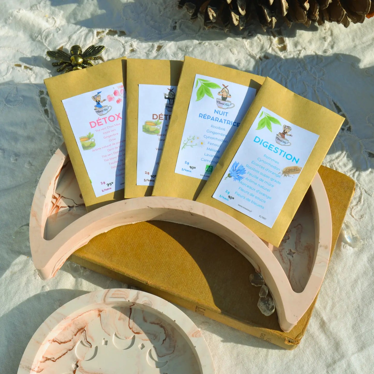 Coffret Rituels de Lune | Coffret-cadeau artisanal et bien-être fabriqué en Charente-Maritime