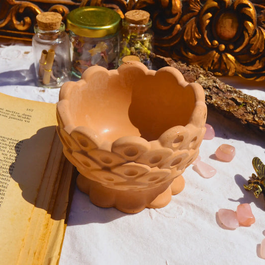 Gaïa — La coupe décorative en jesmonite | Objet déco artisanal en Jesmonite fabriqué en Charente-Maritime