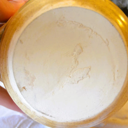 Image de Bougie décorative artisanale coupe de céramique vernissée — parfum au choix | Le sens des choses – boutique artisanale éthique de bougies parfumées et savons naturels fabriqués en France