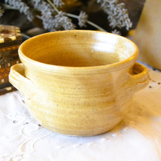 Bougie décorative artisanale coupe de céramique vernissée — parfum au choix – Création artisanale | Le sens des choses – Boutique de bougies parfumées végétales et objets décoratifs écoresponsables