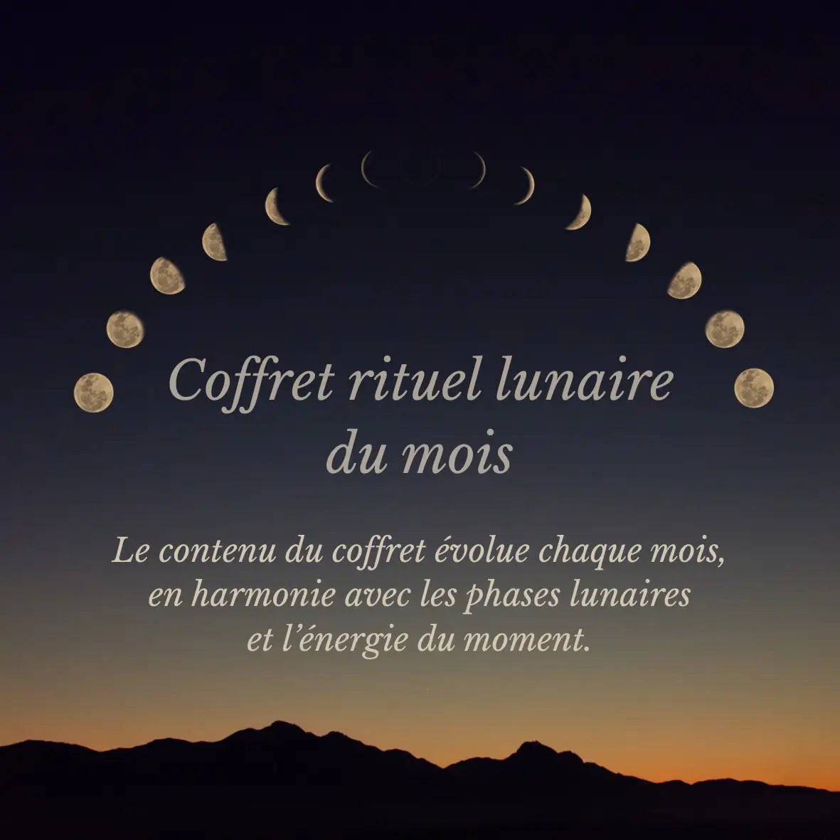Coffret rituel lunaire du mois de février 2026 – Création artisanale | Le sens des choses – Boutique de bougies parfumées végétales, décorations et savons