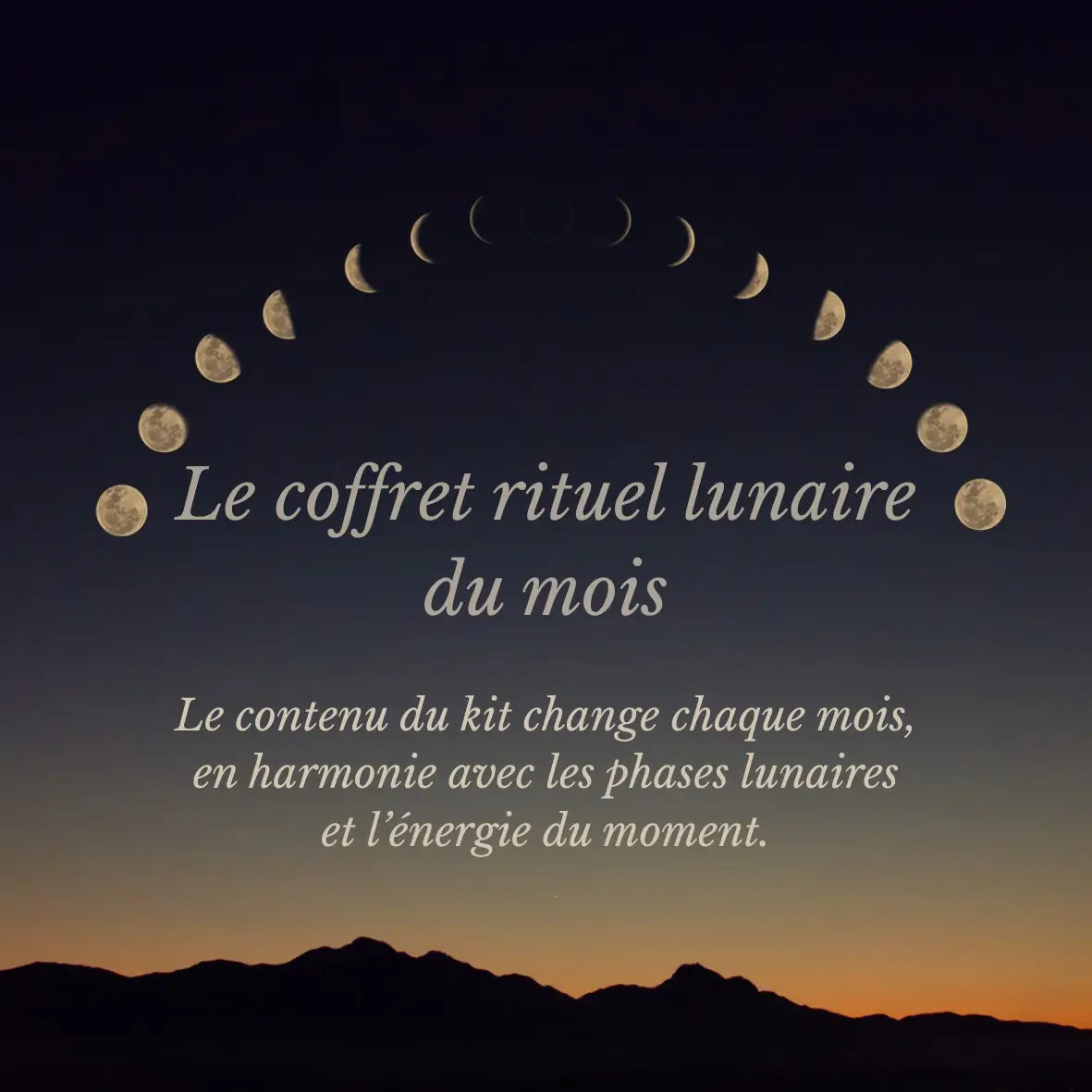 Coffret rituel lunaire du mois de février 2026 – Création artisanale | Le sens des choses – Boutique de bougies parfumées végétales et objets décoratifs écoresponsables