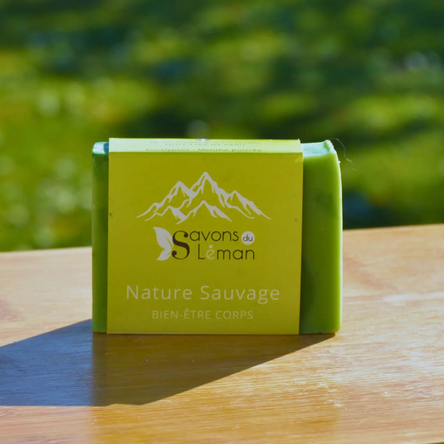 Savon BIO surgras eucalyptus et menthe poivrée — Nature Sauvage | Savon solide naturel artisanal fabriqué par saponification à froid