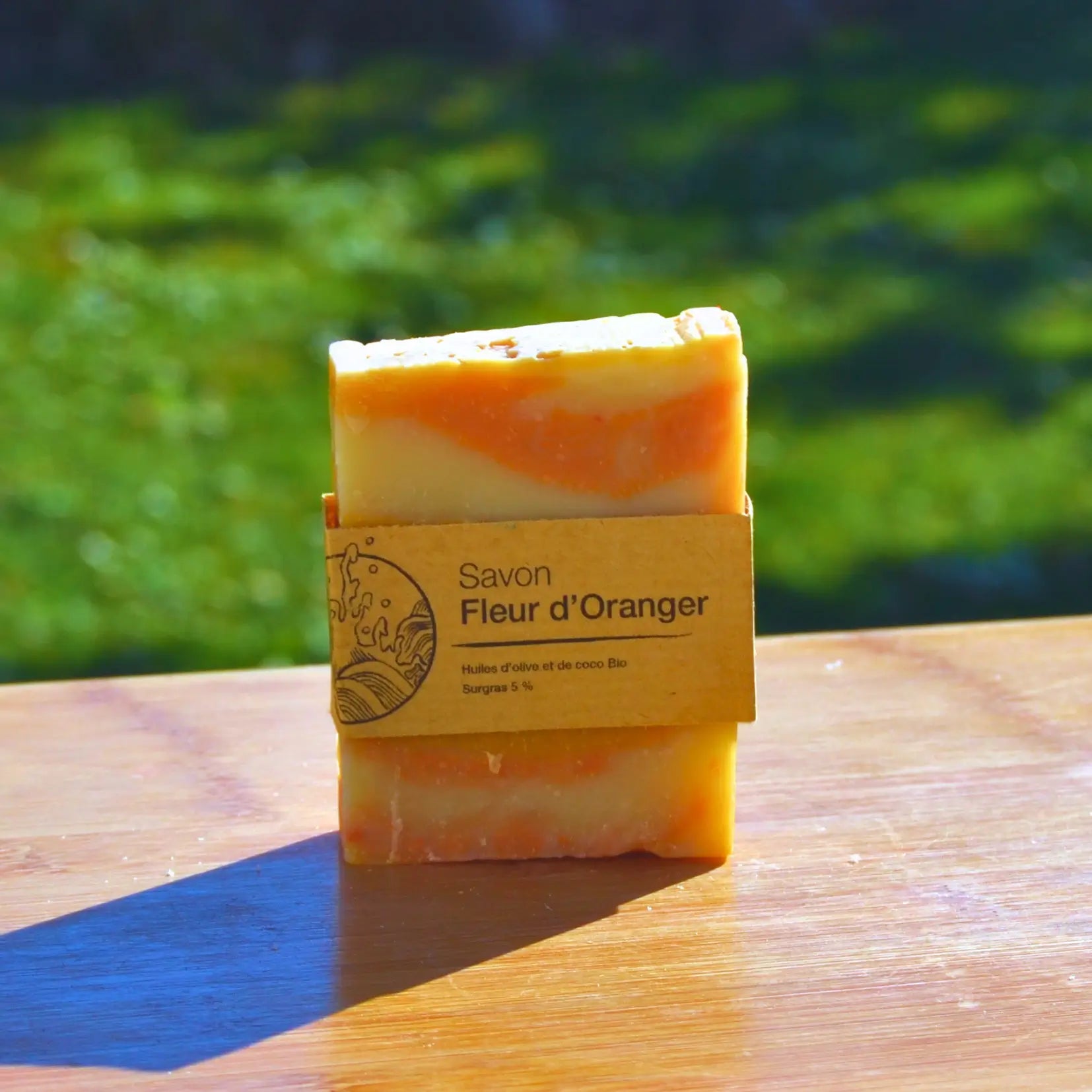 Savon surgras à la fleur d’oranger | Savon solide naturel artisanal fabriqué par saponification à froid