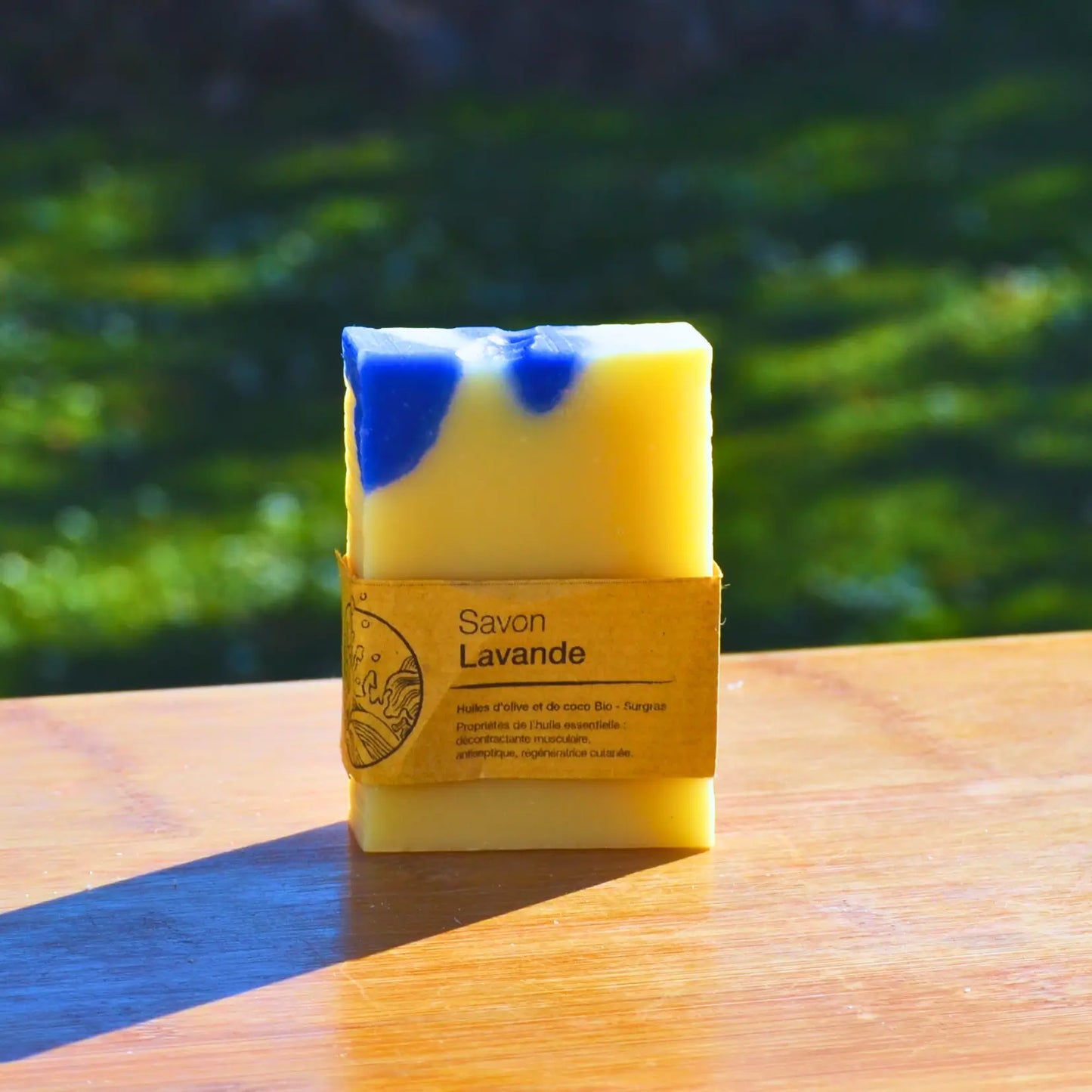 Savon surgras à la lavande | Savon solide naturel artisanal fabriqué par saponification à froid