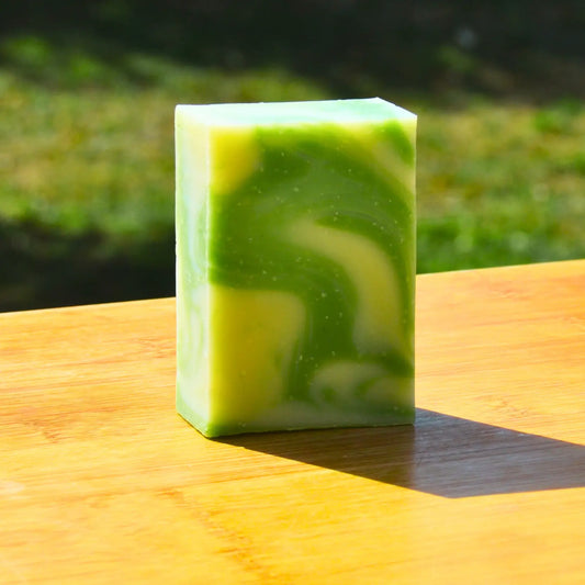 Savon surgras au tea tree | Savon solide naturel artisanal fabriqué par saponification à froid