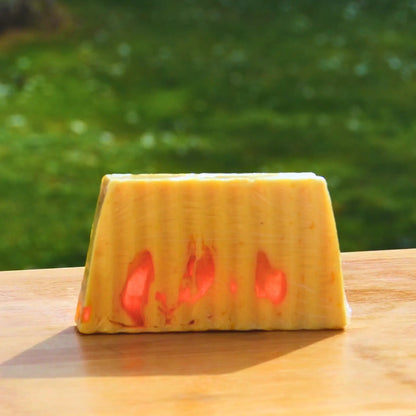 Savon végétal à la noix de coco | Savon solide naturel artisanal fabriqué par saponification à froid