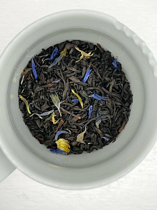 Image de thé BIO Charles's Earl Grey | Le sens des choses, boutique en ligne de produits artisanaux, naturels et écoresponsables, fabriqués en France ou en Europe : savons artisanaux, bougies parfumées, accessoires zéro déchet.