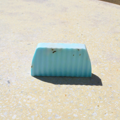 Image de savon végétal aux algues kombu | Le sens des choses, boutique en ligne de produits artisanaux, naturels et écoresponsables, fabriqués en France ou en Europe : savons artisanaux, bougies parfumées, accessoires zéro déchet.