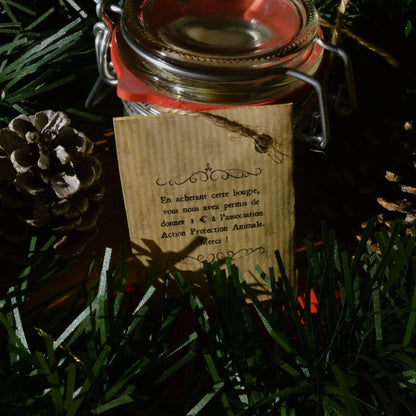 Image de Bougie parfumée upcyclée solidaire (édition limitée) — bientôt disponible ! | Le sens des choses — boutique artisanale de savons et bougies parfumées naturels fabriqués en France