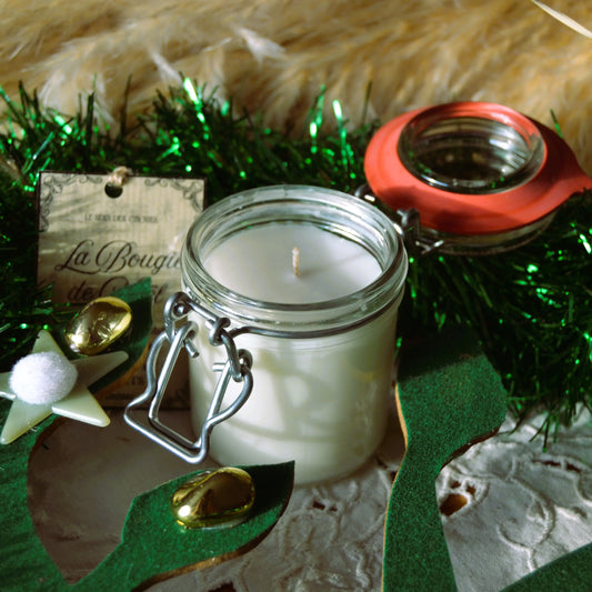 Image de Bougie parfumée upcyclée solidaire (édition limitée) | Le sens des choses – boutique artisanale éthique de bougies parfumées et savons naturels fabriqués en France