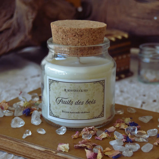 Bougie artisanale parfumée Fruits des Bois | Le sens des choses – Boutique de bougies parfumées végétales, décorations et bien-être