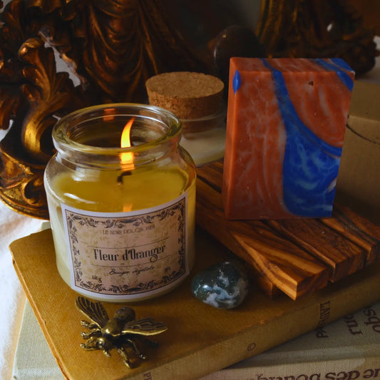 Coffret « Un moment pour soi » — bougie parfumée et savon artisanal – Création artisanale | Le sens des choses – Boutique de bougies parfumées végétales, décorations et savons