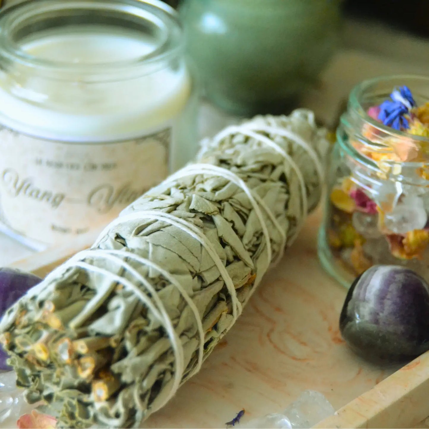 Coffret rituel de Pleine Lune 2026 — Pause et introspection – Création artisanale | Le sens des choses – Boutique de bougies parfumées végétales et objets décoratifs écoresponsables