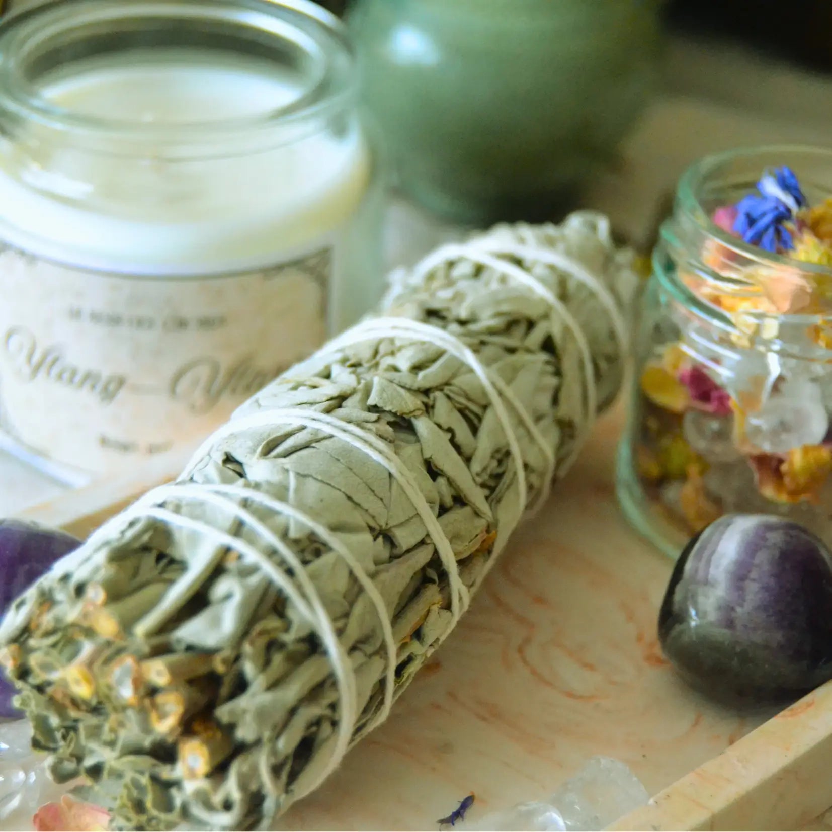 Coffret rituel de Pleine Lune 2026 — Pause et introspection – Création artisanale | Le sens des choses – Boutique de bougies parfumées végétales et objets décoratifs écoresponsables