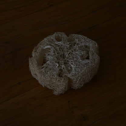 Image de Éponge loofah naturelle biodégradable | Le sens des choses – boutique artisanale de savons et bougies parfumées naturels fabriqués en France