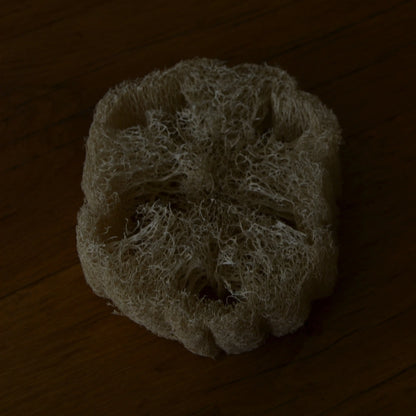 Image de Éponge loofah naturelle biodégradable | Le sens des choses – boutique artisanale de savons et bougies parfumées naturels fabriqués en France