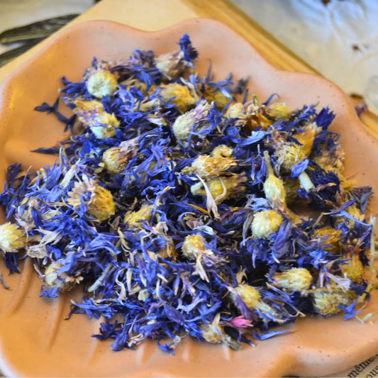Fleurs de bleuet séchées (Centaurea Cyanus) – Création artisanale | Le sens des choses – Boutique de bougies parfumées végétales et objets décoratifs écoresponsables