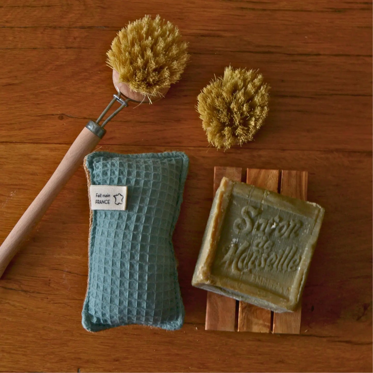 Image de Kit cuisine écoresponsable — l’essentiel zéro déchet | Le sens des choses – boutique artisanale éthique de bougies parfumées et savons naturels fabriqués en France