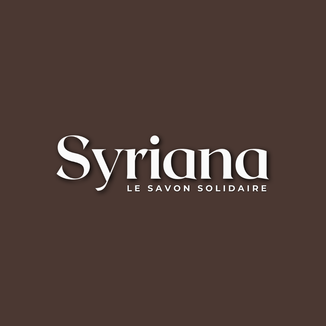 logo Syriana sur fond marron