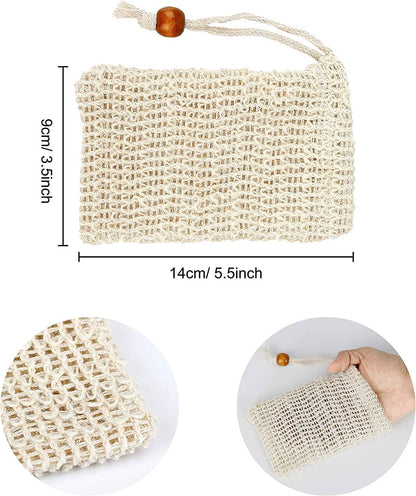 sachet en sisal avec mesures