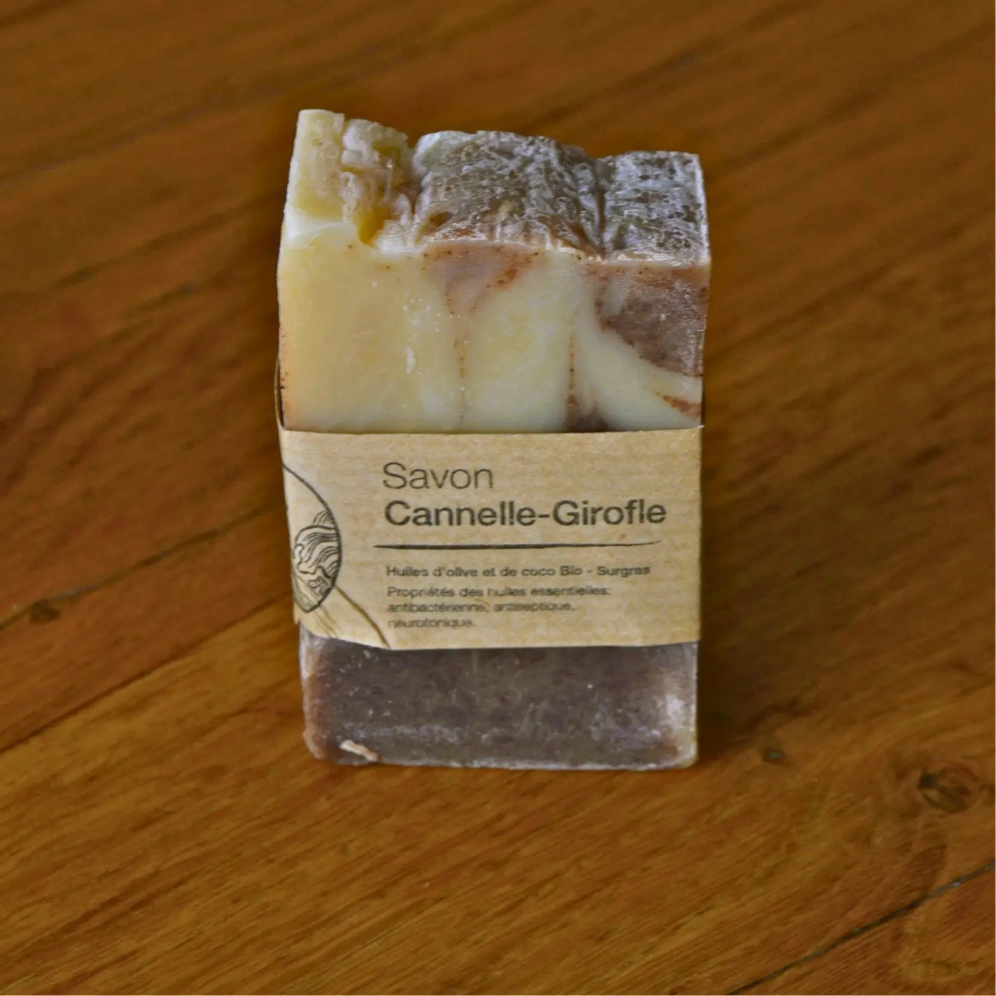 Savon artisanal surgras à la cannelle et au girofle – Création artisanale | Le sens des choses – Boutique de bougies parfumées végétales, décorations et savons